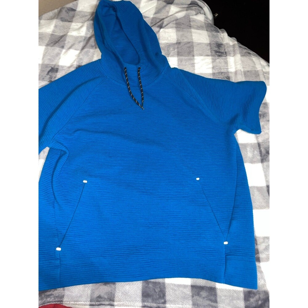 OLD NAVY SHORT SLEEVE HOODIE MENS LARGE EUC